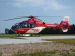 deutsche-rettungsflugwacht-drf/348982/ein-eurocopter-ec-135-p2-rettungshubschrauber-von Ein Eurocopter EC-135 P2+ Rettungshubschrauber von der Deutsche Rettungsflugwacht DRF mit der Kennung D-HDRY aufgenommen am 19.06.2014 am Schwarzwald-Baar-Klinikum Villingen-Schwenningen 